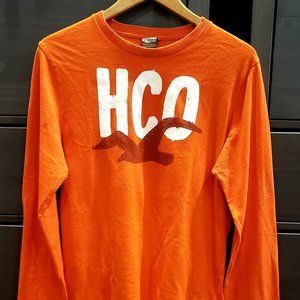 Orange LS sweat shirt (Medium)